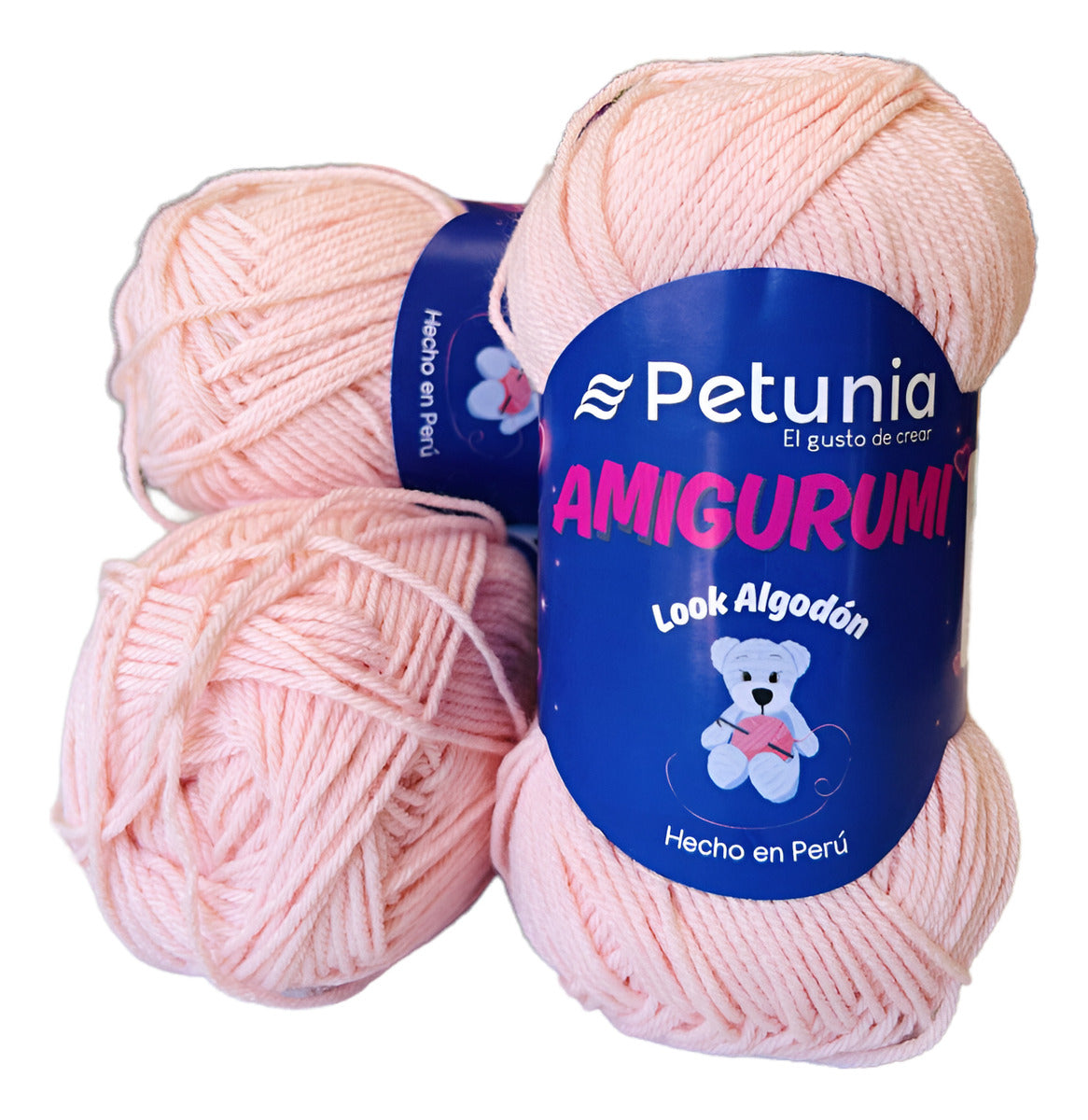 Lana Amigurumi (tacto Algodon) 50grs Petunia