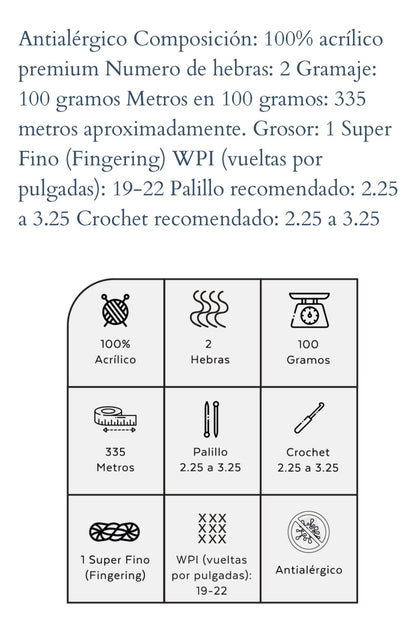 Hilo Paraiso 100grs Orquídea
