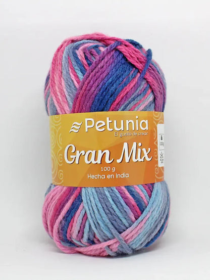 Lana Gran Mix 100grs Petunia