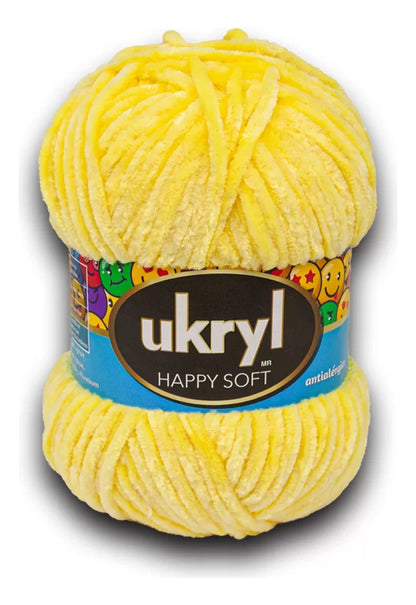 Chenille Happy Soft 100g Ukryl Ovillo