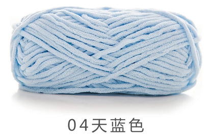 Lana Chenille Poliéster 5mm 100grs