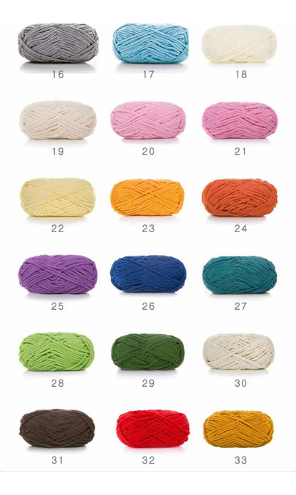 Lana Chenille Poliéster 5mm 100grs