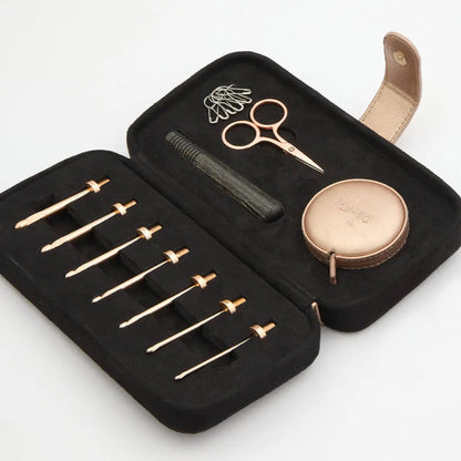 Set De Crochet Intercambiable Oasis Starter Knit Pro Rose Gold