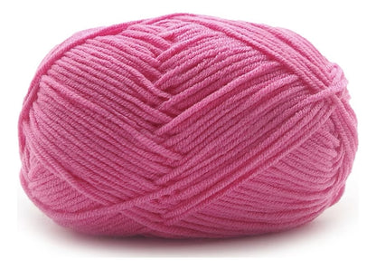 Lana Milk Cotton 50grs (4 Hebras Dobles 2mm) 90mts Aprox.