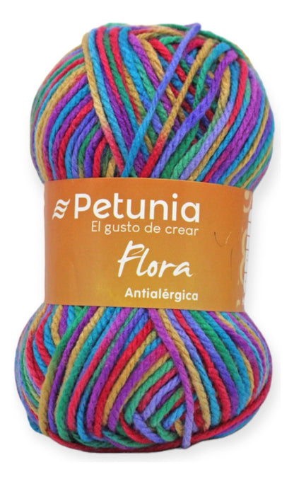 Lana Flora Matizada 100grs Petunia