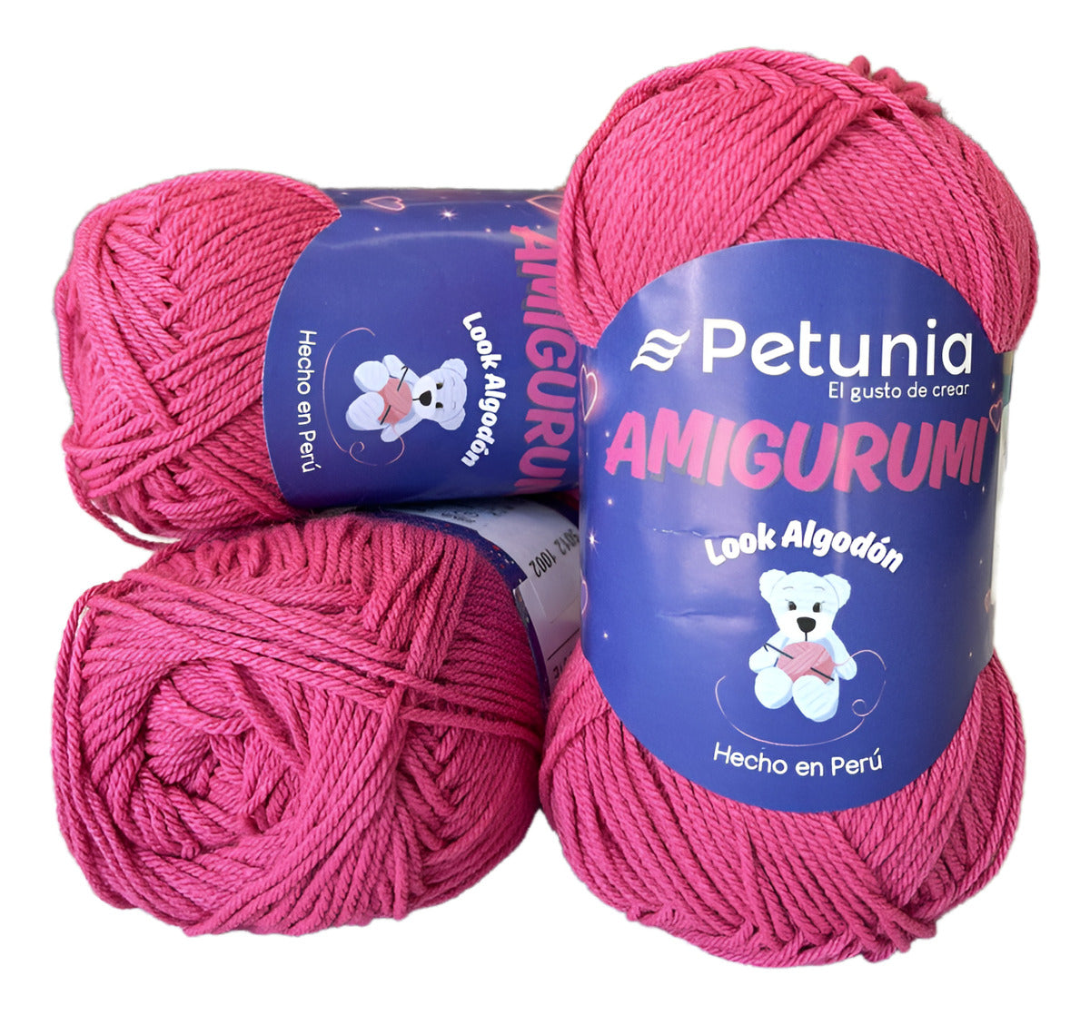 Lana Amigurumi (tacto Algodon) 50grs Petunia