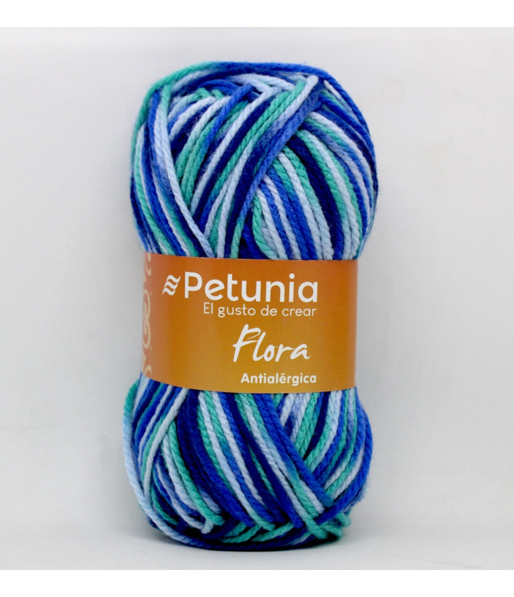 Lana Flora Matizada 100grs Petunia