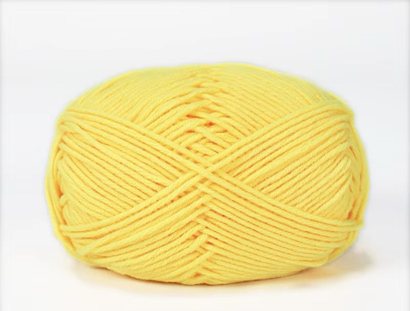 Lana Milk Cotton 50grs (4 Hebras Dobles 2mm) 90mts Aprox.