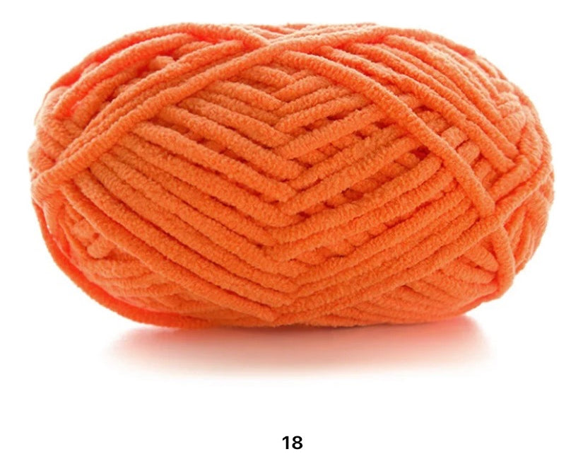Lana Chenille 3,5mm 50grs