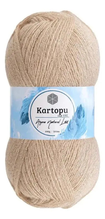 Lana Angora Natural Lux 100grs Kartopu