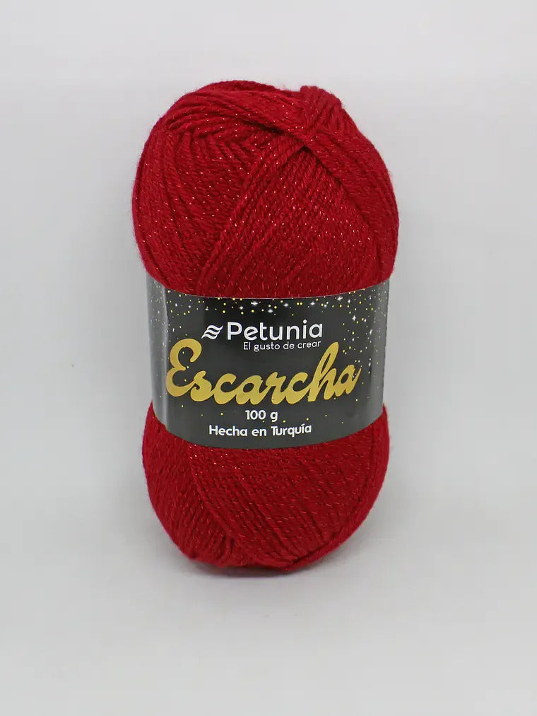Lana Escarcha 100grs Petunia