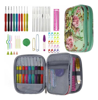 Estuche Crochet Con Todos Los Accesorios Para Tejer.
