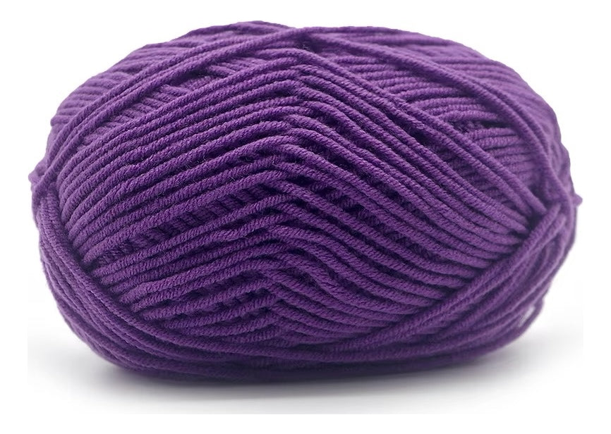 Lana Milk Cotton 50grs (4 Hebras Dobles 2mm) 90mts Aprox.