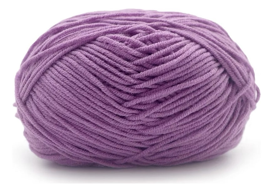 Lana Milk Cotton 50grs (4 Hebras Dobles 2mm) 90mts Aprox.