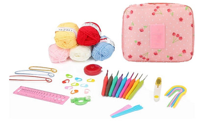 Set De Crochet Con Bolso, Accesorios , Todo Para Tejer.