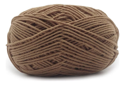 Lana Milk Cotton 50grs (4 Hebras Dobles 2mm) 90mts Aprox.