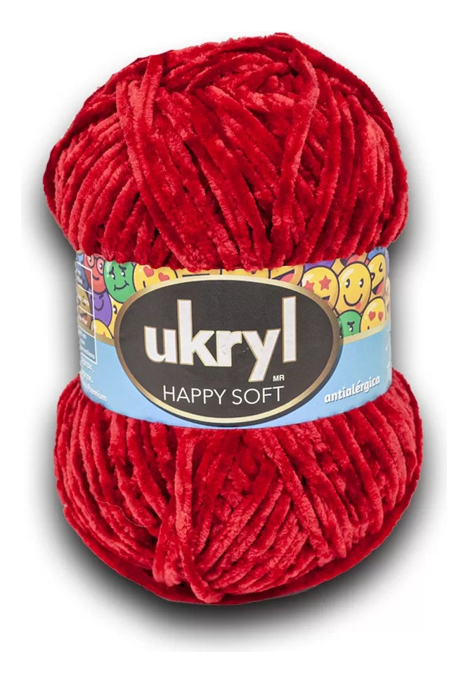 Chenille Happy Soft 100g Ukryl Ovillo