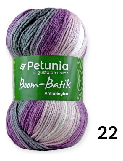 Lana Boom Batik 100grs Petunia
