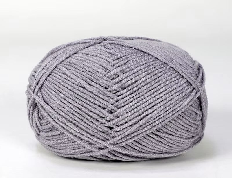 Lana Milk Cotton 50grs (4 Hebras Dobles 2mm) 90mts Aprox.