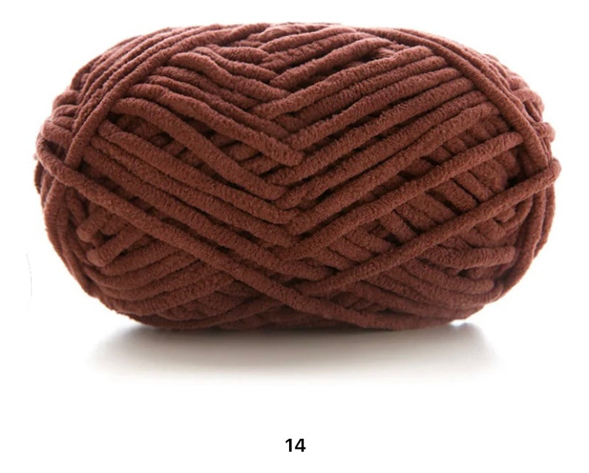 Lana Chenille 3,5mm 50grs
