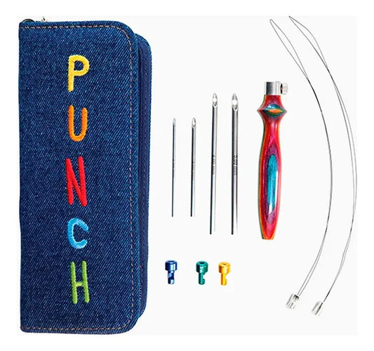 Set Punch Needle The Vibrant Aguja Mágica Knit Pro