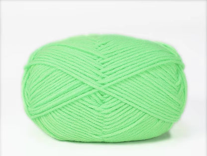 Lana Milk Cotton 50grs (4 Hebras Dobles 2mm) 90mts Aprox.