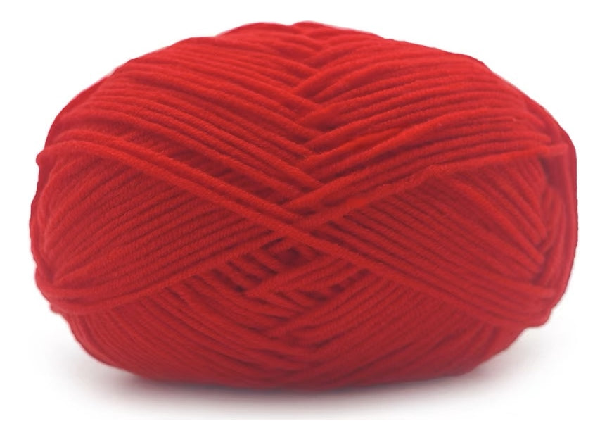 Lana Milk Cotton 50grs (4 Hebras Dobles 2mm) 90mts Aprox.