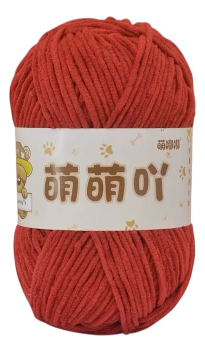 Lana Mini Velvet 50grs Ultra Delgada 3mm.