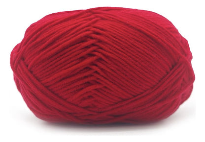 Lana Milk Cotton 50grs (4 Hebras Dobles 2mm) 90mts Aprox.