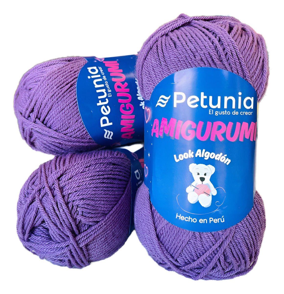 Lana Amigurumi (tacto Algodon) 50grs Petunia