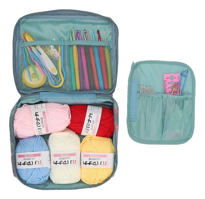 Set De Crochet Con Bolso, Accesorios , Todo Para Tejer.