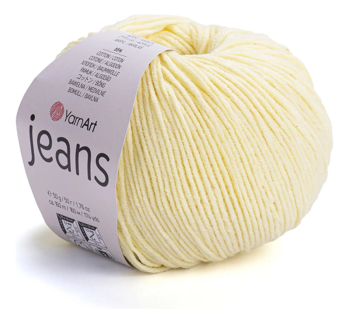 Jeans 50grs Yarn Art  (55% Algodón 45% Acrílico)
