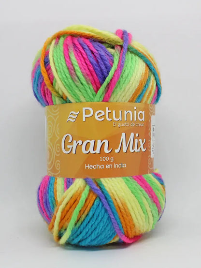 Lana Gran Mix 100grs Petunia