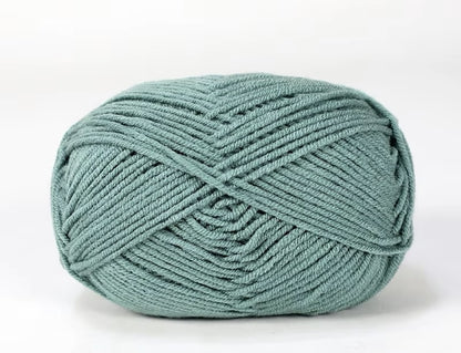 Lana Milk Cotton 50grs (4 Hebras Dobles 2mm) 90mts Aprox.