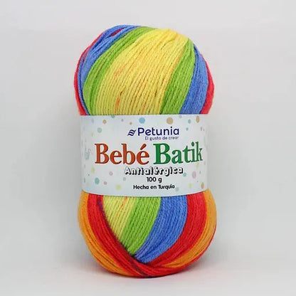 Lana Bebé Batik 100grs Petunia