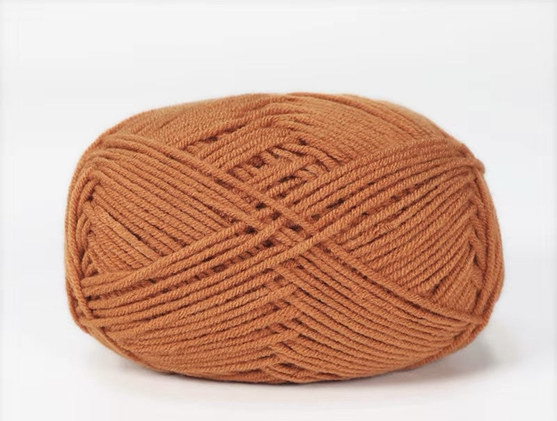 Lana Milk Cotton 50grs (4 Hebras Dobles 2mm) 90mts Aprox.