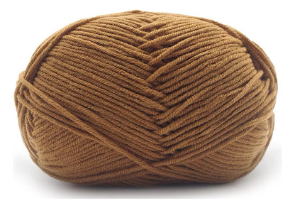 Lana Milk Cotton 50grs (4 Hebras Dobles 2mm) 90mts Aprox.