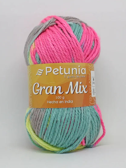 Lana Gran Mix 100grs Petunia