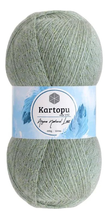 Lana Angora Natural Lux 100grs Kartopu