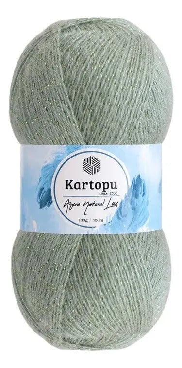 Lana Angora Natural Lux 100grs Kartopu