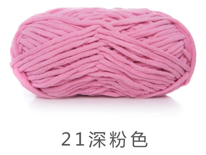 Lana Chenille Poliéster 5mm 100grs