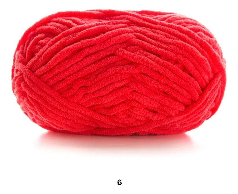 Lana Chenille 3,5mm 50grs